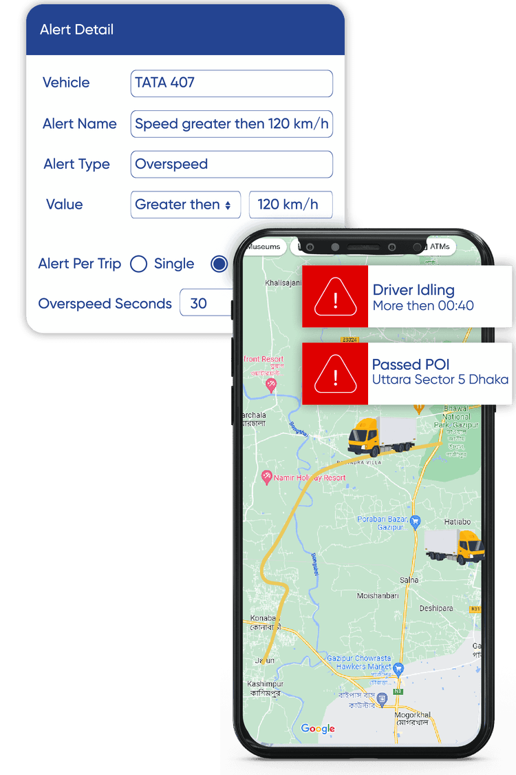 fleet management features - bongo iot